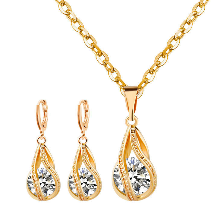 Tear Drop Jewellery Set