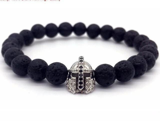 Men's Crown & Medieval Helmet Bracelet