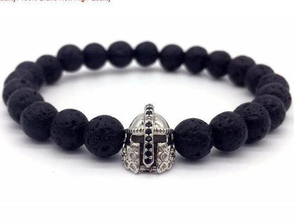Men's Crown & Medieval Helmet Bracelet