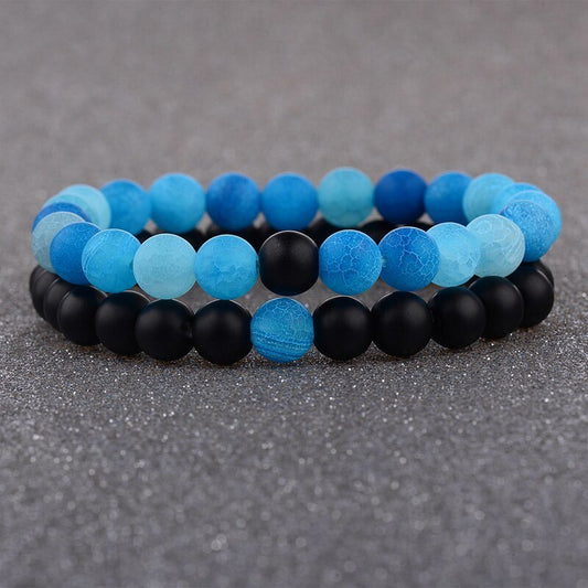 Colourful Agate Bead Bracelet