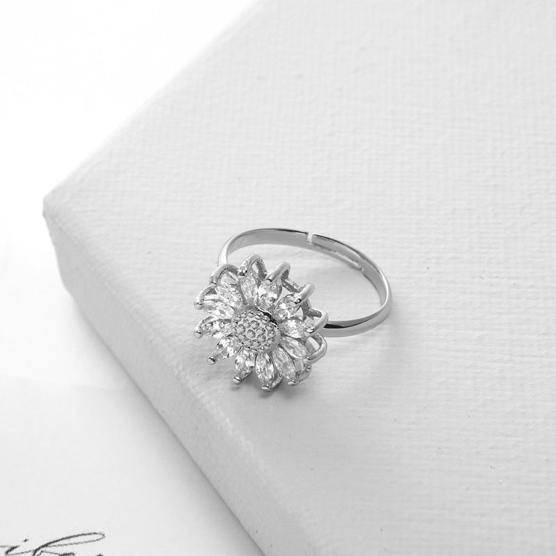 Gold-Plated Jewellery Set – Earrings, Ring & Necklace