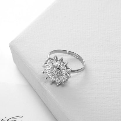 Gold-Plated Jewellery Set – Earrings, Ring & Necklace