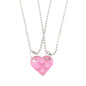 Lego Gift Heart Necklace, 2pcs Set