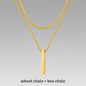 Men’s Layer Pillar Chain Necklace