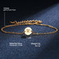 Adjustable Gold A-Z Letter Bracelet