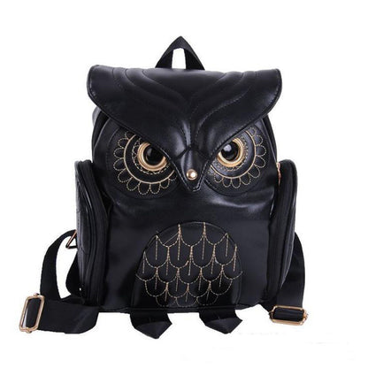 Women's Owl Backpack – Japanese & Korean Trends, Fashionable Leisure Travel Bag with Cartoon Personality