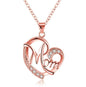 Heart Shaped Diamond Necklace