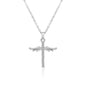 Angel Wings Cross Necklace