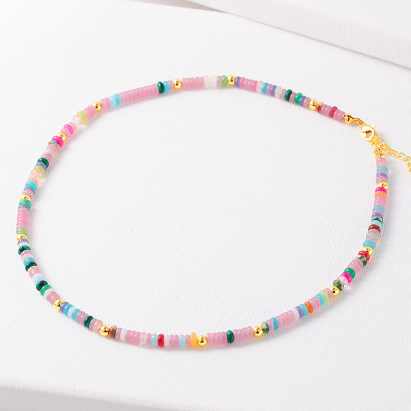 Crystal Natural Stone Beaded Necklace & Bracelet Set – 15+ Styles