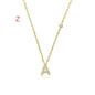 Luxury Gold A-Z 26 Letters Necklace