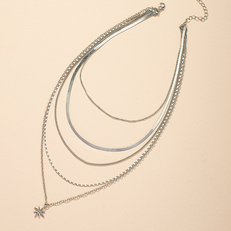 Eight Awn Star Necklace for Women