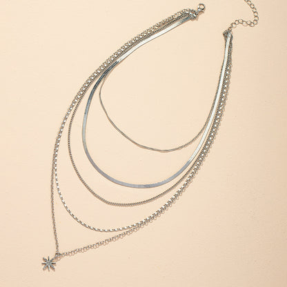 Eight Awn Star Necklace for Women