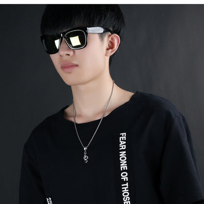 Unisex Music Symbol Necklace