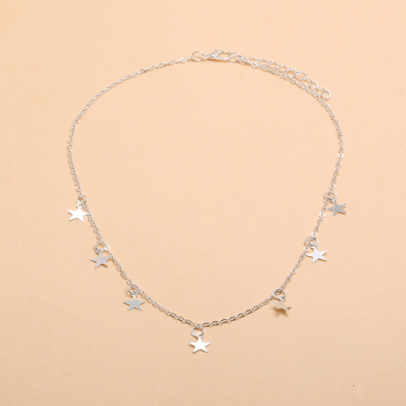 Five-Pointed Star Pendant Necklace