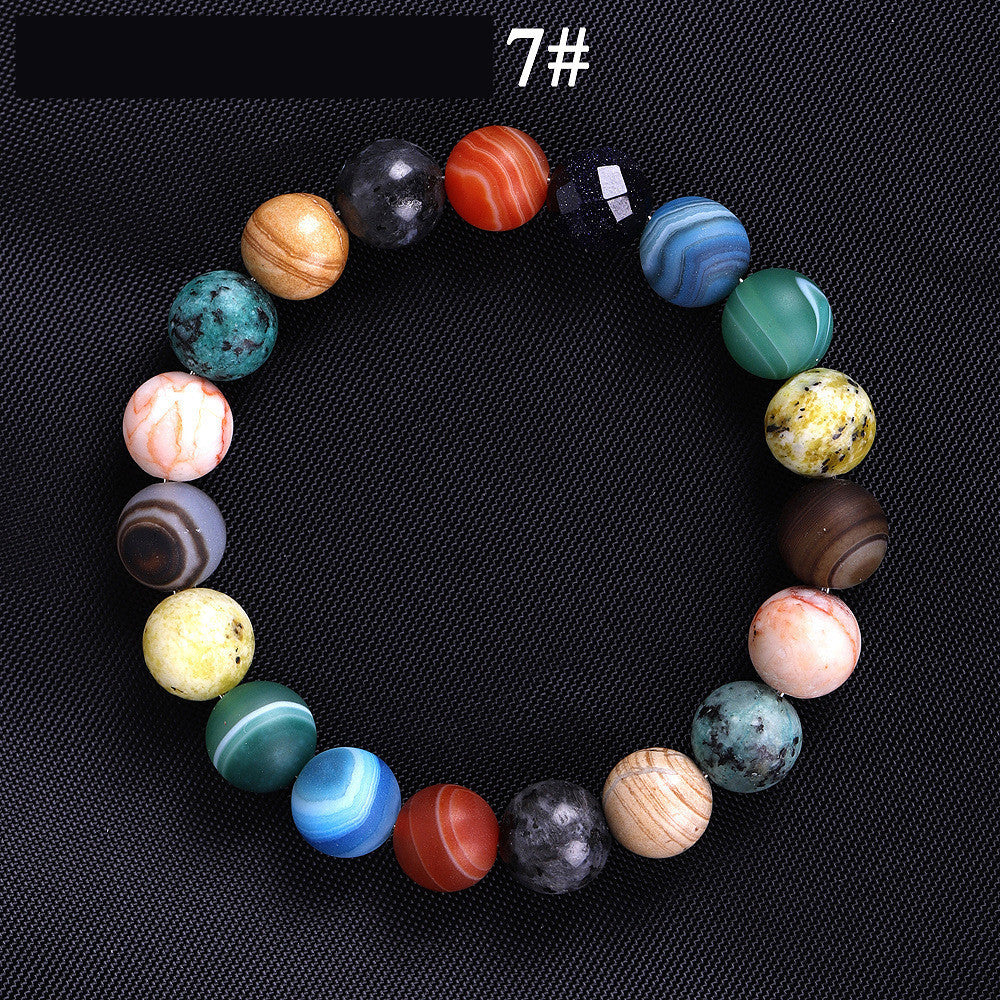 Solar System Eight Stone Planet Bracelet