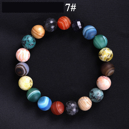 Solar System Eight Stone Planet Bracelet