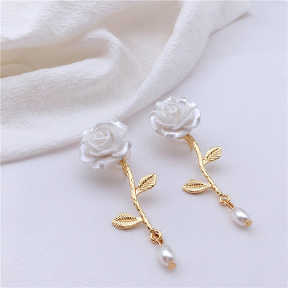 Women’s Flower Metal Alloy Earrings