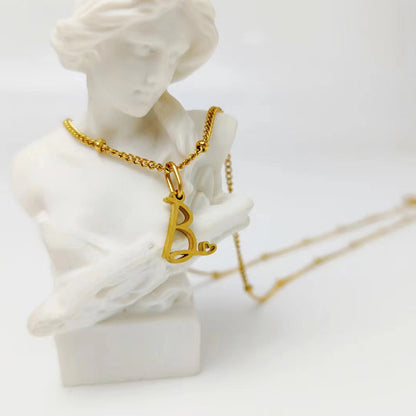 A-Z Personalized 26 Letter Pendant Necklace