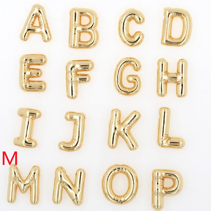 Glossy Letters Pendant Necklace