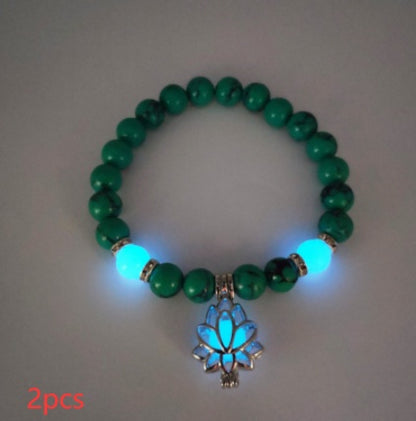Energy Luminous Lotus Flower Bracelet