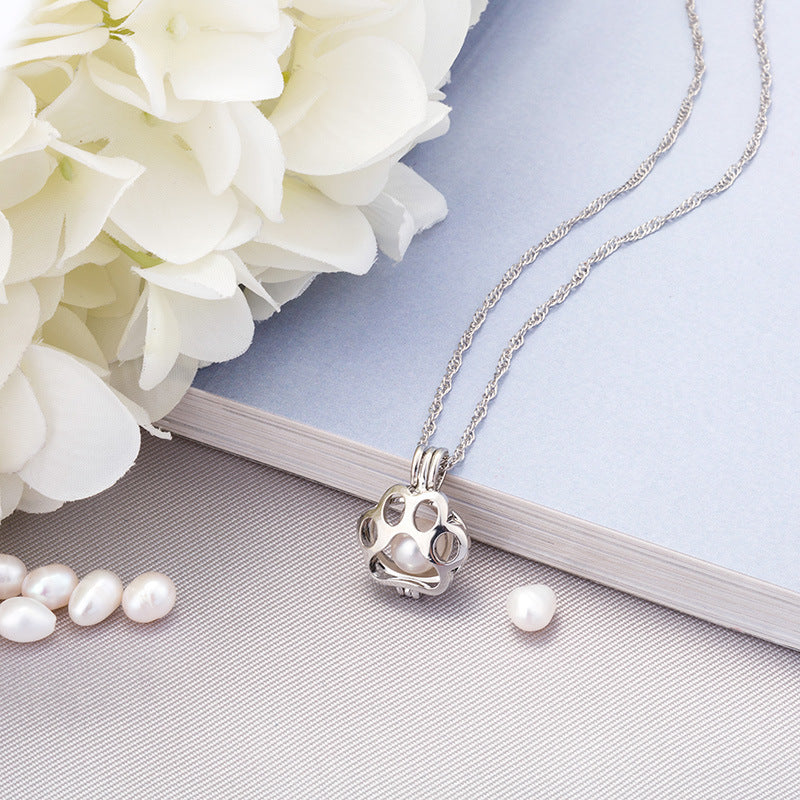 Dog Paw Hollow Luminous Necklace