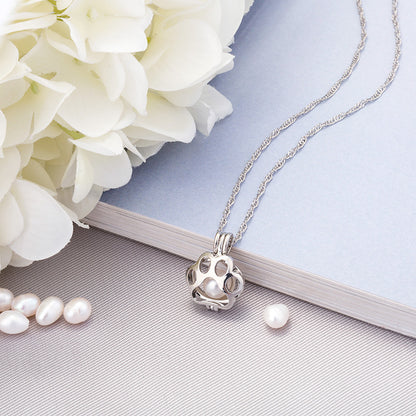 Dog Paw Hollow Luminous Necklace