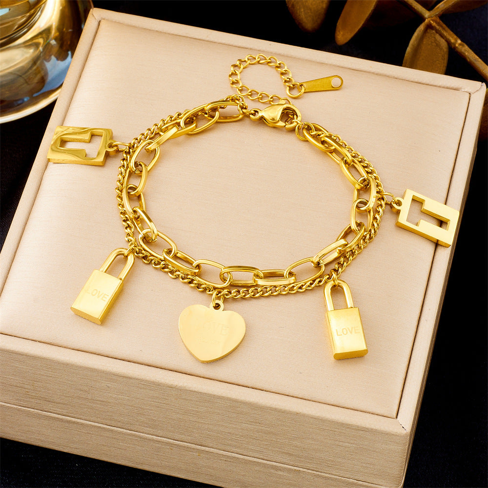 Luxury Women’s Titanium Steel Bracelets