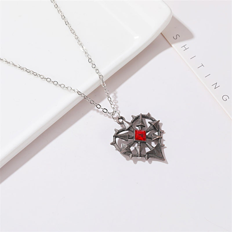 Ruby Heart Necklace