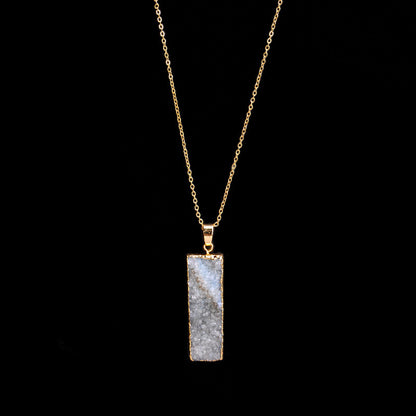 Natural Stone Pendant Necklace