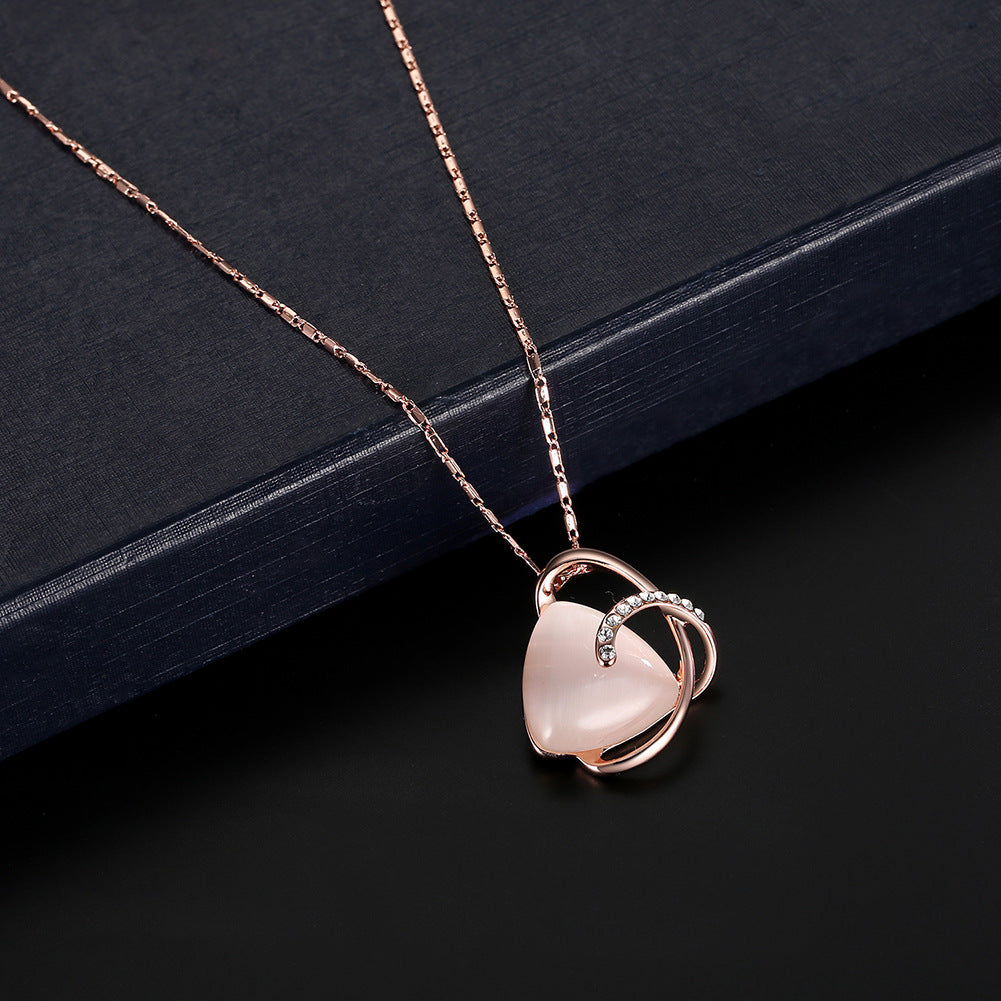 Love Necklace and Earrings 2Pc Set