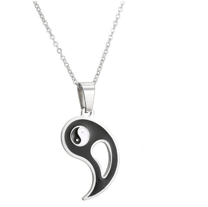 Yin & Yang Couples Necklace Set