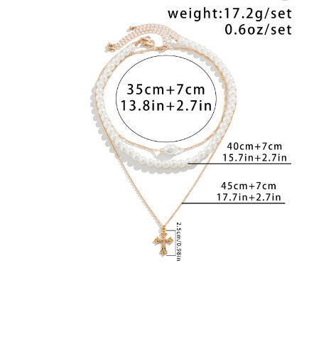 Beaded Beach Pearl Necklace with Resin Star Pendant