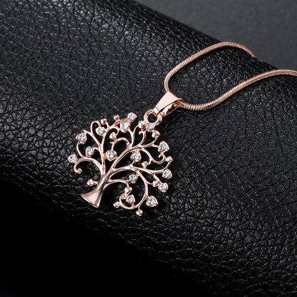 Big Tree of Life Diamond Pendant Necklace