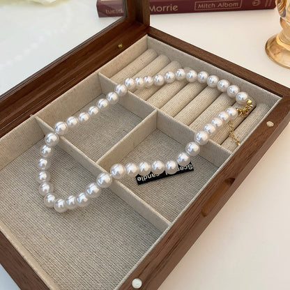 Retro Large Pearl Necklaces