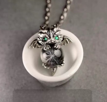 Dragon Spiritual Rain & Ink Realm Necklace