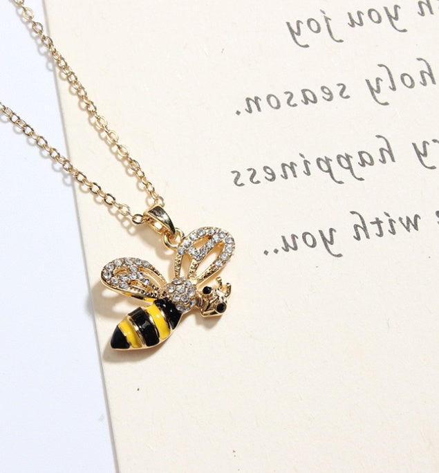 Bee Pendant Necklace