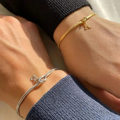 A-Z Love Knot Bracelets