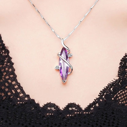 Purple Amethyst Necklace