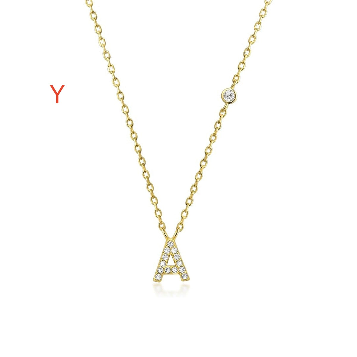 Luxury Gold A-Z 26 Letters Necklace