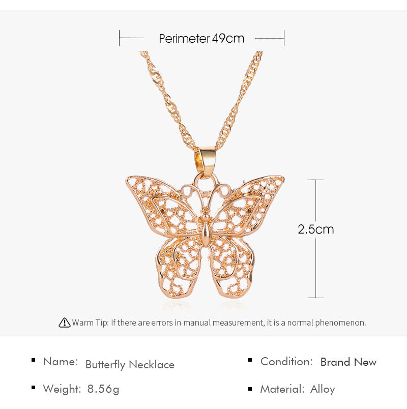 Butterfly Necklace Pendant for Women