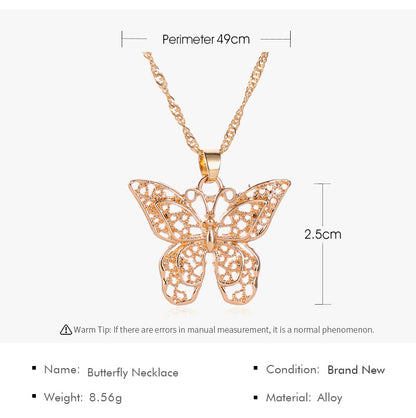 Butterfly Necklace Pendant for Women