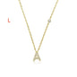 Luxury Gold A-Z 26 Letters Necklace