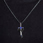 Retro Dragon Sword Pendant Necklace