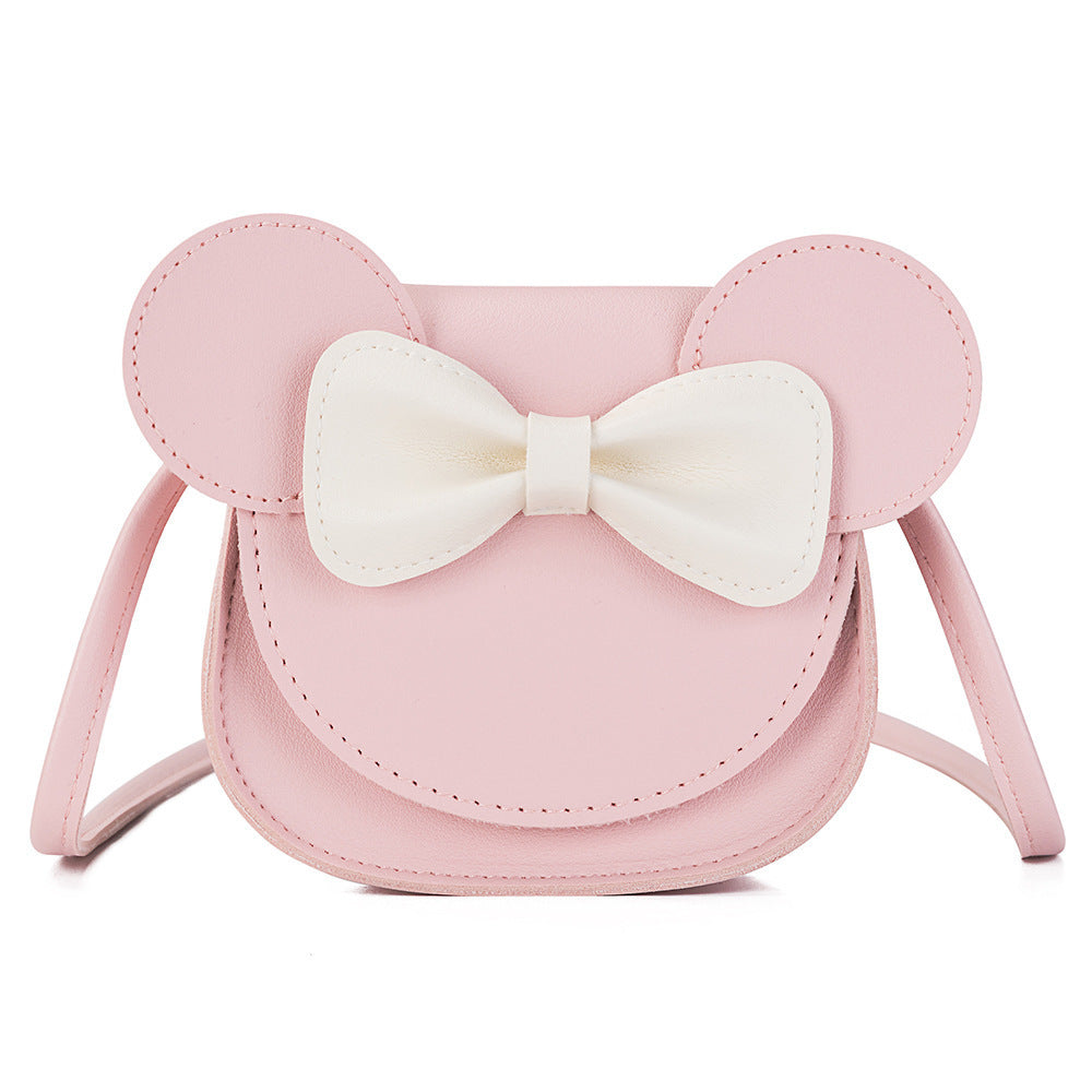 Cute Bowknot Small PU Crossbody Bag