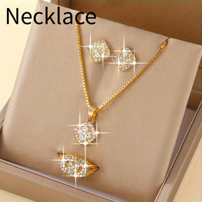 Luxury Diamond-Inspired Jewelry Set