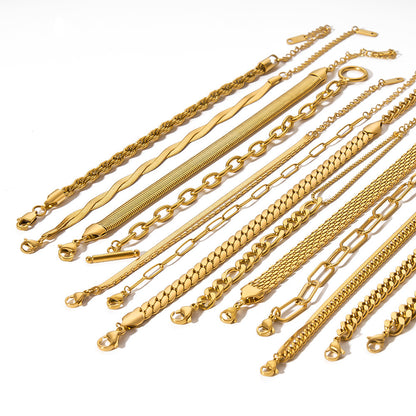 Gold Simple Bracelets