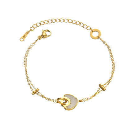 Resin Heart Bracelet