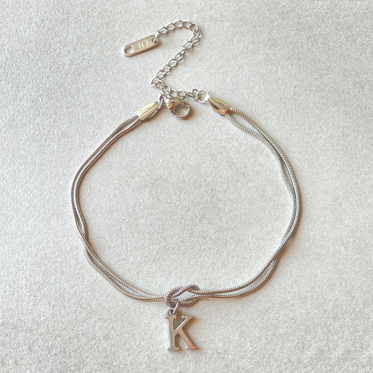 A-Z Love Knot Bracelets