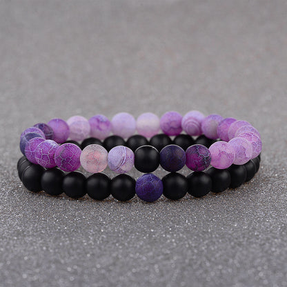 Colourful Agate Bead Bracelet