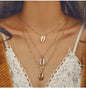 Women’s Double Layer Geometric Necklace